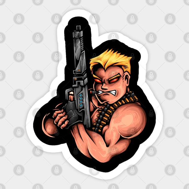 Action hero Sticker by SAN ART STUDIO 